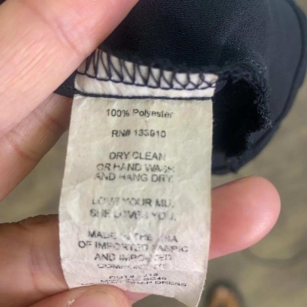 Show Me Your MuMu - Meghan Wrap Dress In Black Size Small